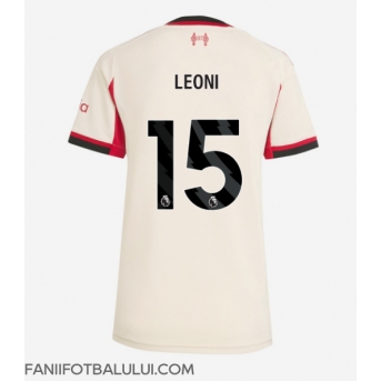Liverpool Giovanni Leoni #15 Tricou Fotbal Replică 2025-26 Femei Deplasare